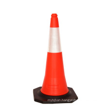 Reflective 28 Inch Black Base Safety Cone Road Traffic Cones Suppliers
